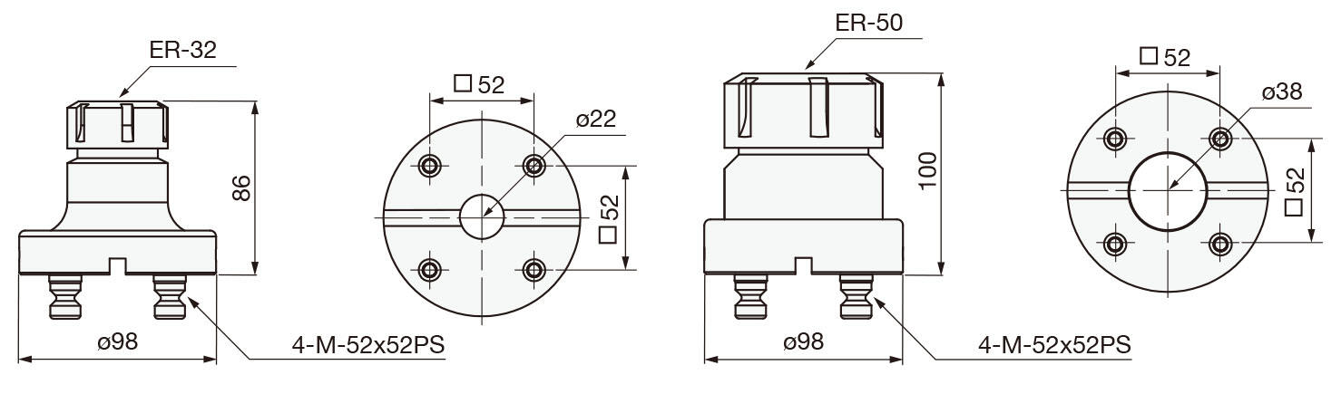 ZERO POINT TOP CLAMPING- Collect Chuck