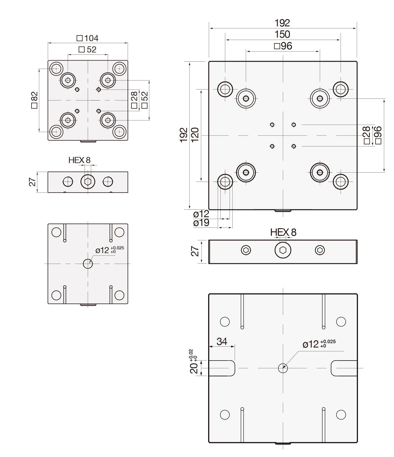 RECTANGULAR MULTI PLATE/ GRID PLATE (Single)